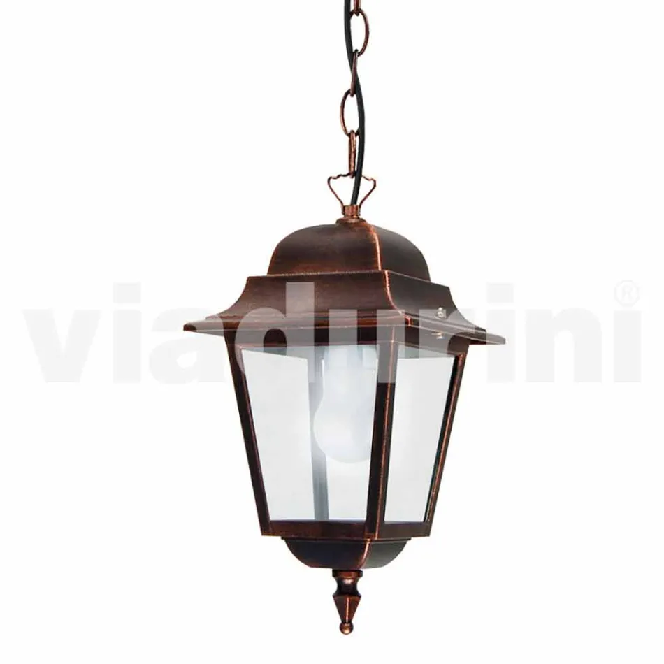 Udendørs fjederlampe lavet af aluminium, lavet i Italien, Aquilina Viadurini