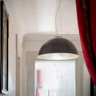 Lampe lille suspension i Moonlight Steel Viadurini