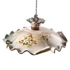 Suspension lampe rustik keramik dekoreret Ferroluce Milano Viadurini