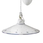 Ups og Down Pendellampe i dekoreret keramik 2 størrelser - Asti Viadurini