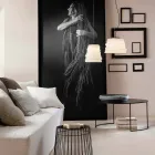 Ophængslampe i hvidt satinglas 3 dimensioner - blød Viadurini