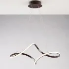 Håndlavet lampe i glas og metal, fremstillet i Italien til stue og soveværelse - Pictor Viadurini