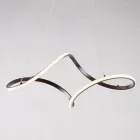 Håndlavet lampe i glas og metal, fremstillet i Italien til stue og soveværelse - Pictor Viadurini