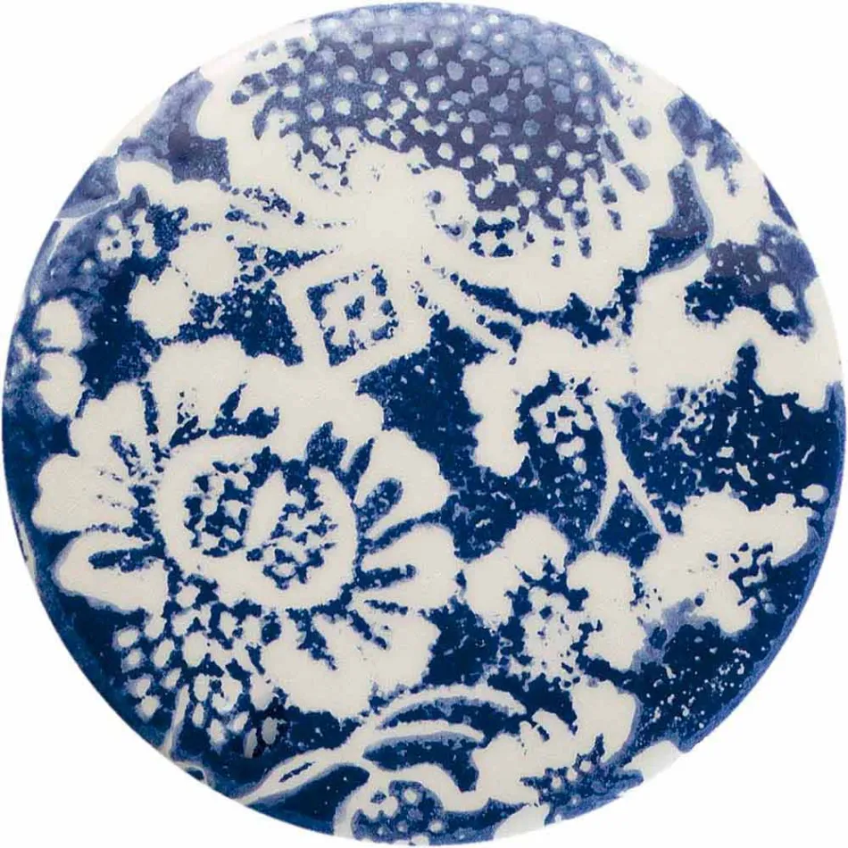 Cylindrisk ophængslampe farvet keramik fremstillet i Italien - Ferroluce Pi Viadurini