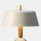 Bordlampe i aluminium og messing 3 luksuriøse finish - Bonton af Il Fanale Viadurini