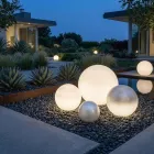 Calipso - Udendørslampe med to strømkilder, fremstillet i Italien Viadurini