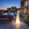 Coda - Tofarvet udendørslampe i polyethylen, fremstillet i Italien