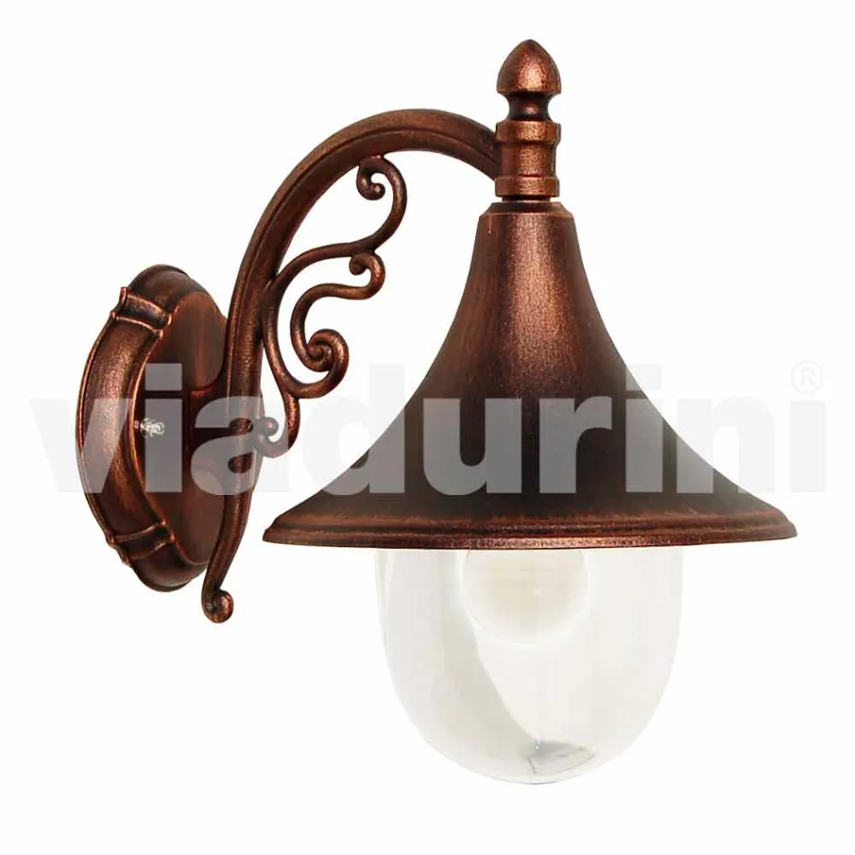 Udendørs væglampe i støbt aluminium fremstillet i Italien, Anusca Viadurini