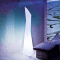 Prisma hvid udendørs lampe Slide Manhattan, lavet i Italien