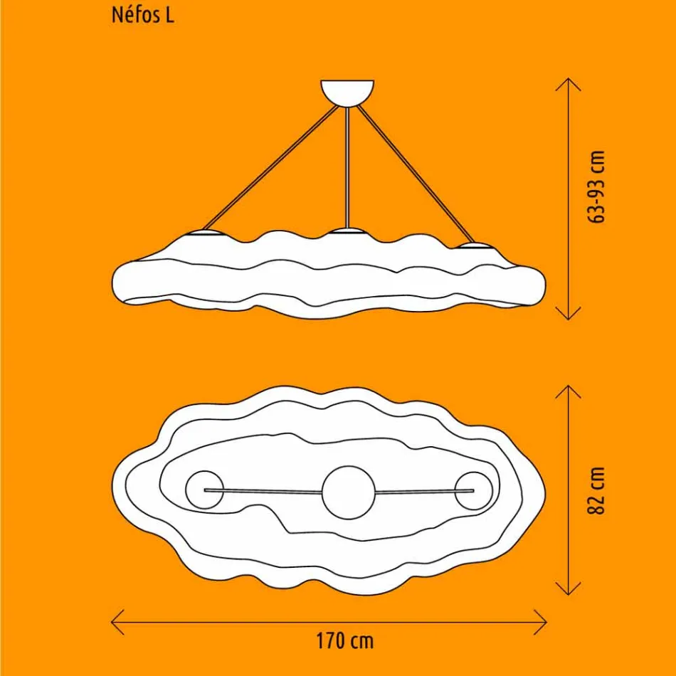 Udendørslampe i polyethylen - Nefos fra Myyour Viadurini