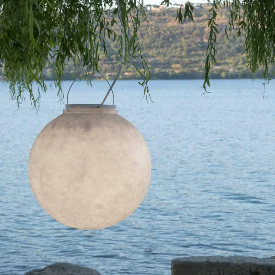 Udendørs fjederlampe In-es.artdesign Luna Ud i nebulit Viadurini