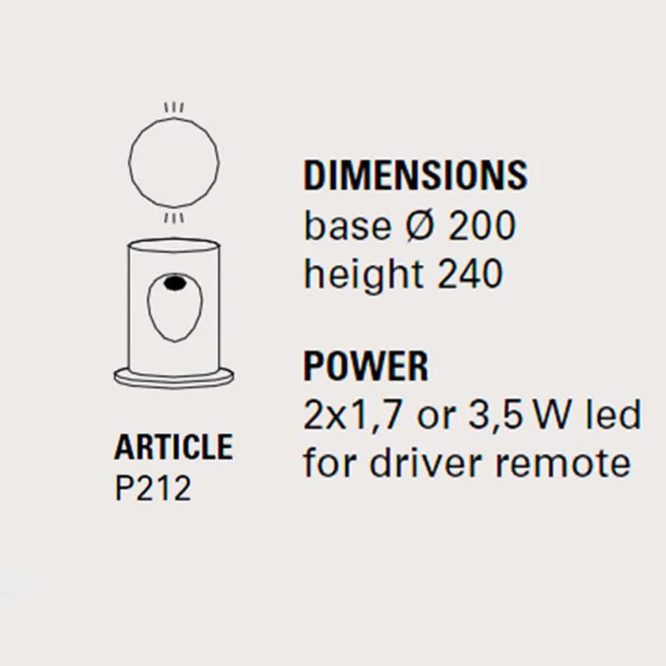 Udendørs gulvlampe, med 2 lys, U-Boat - Toscot Viadurini