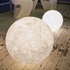 Udendørs gulvlampe In-es.artdesign Ex.Moon i nebulite Viadurini