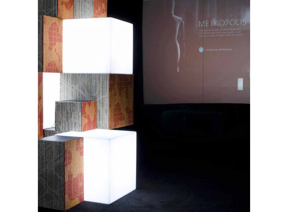 Bright Slide Cube design udendørs lampe produceret i Italien Viadurini