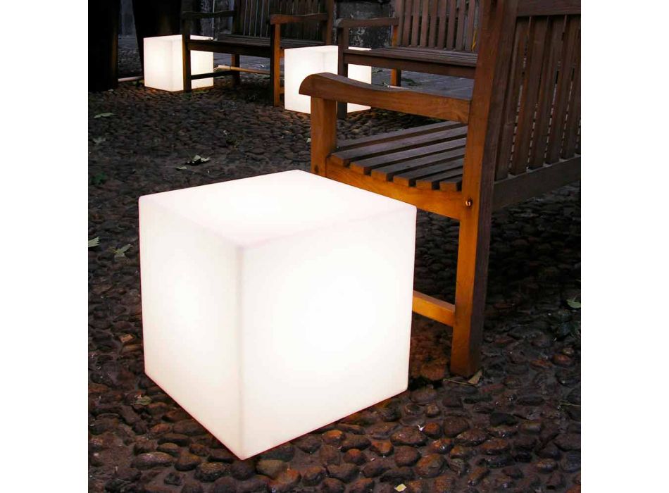 Bright Slide Cube design udendørs lampe produceret i Italien Viadurini