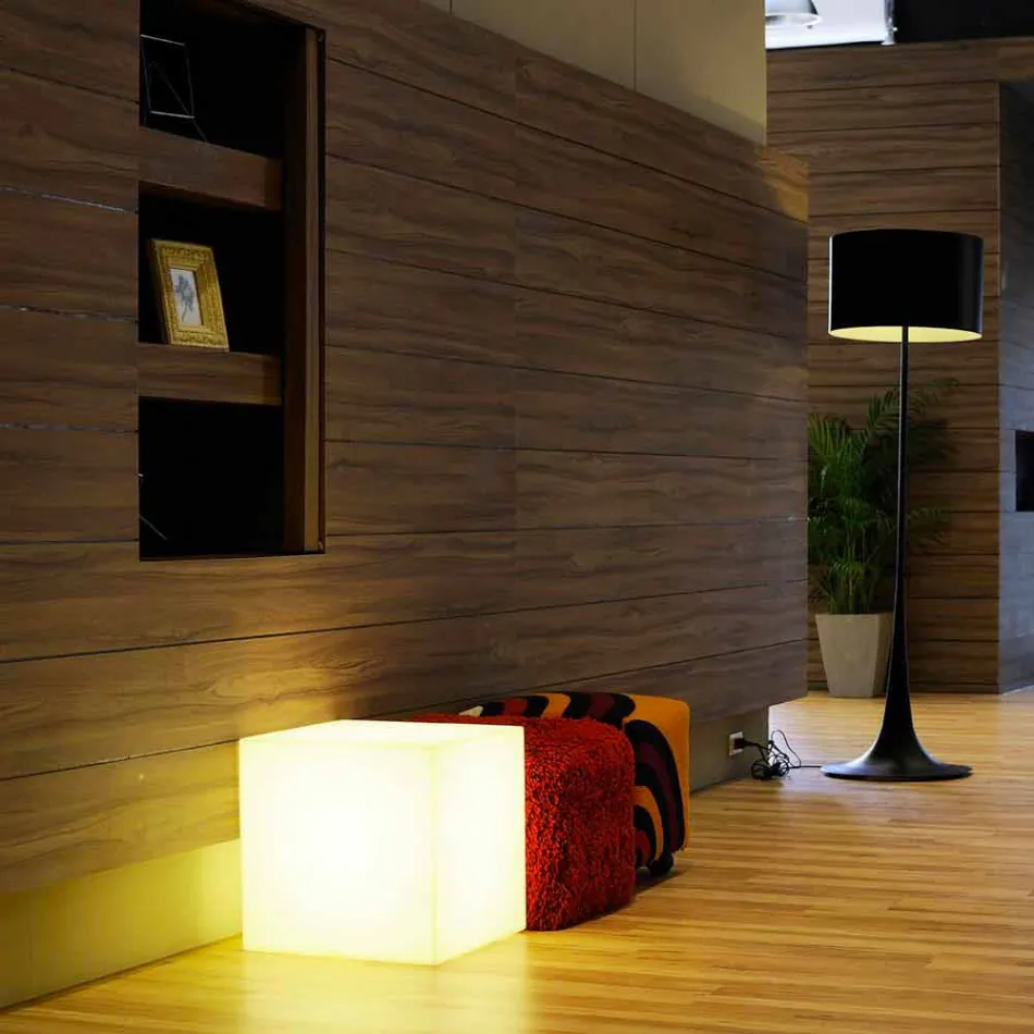 Bright Slide Cube design udendørs lampe produceret i Italien Viadurini