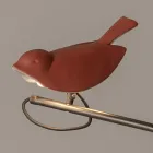 Udendørslampe i emaljeret toscansk majolica Made in Italy - Uccellino Viadurini