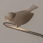 Udendørslampe i emaljeret toscansk majolica Made in Italy - Uccellino Viadurini