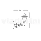 Udendørslampe i glas og aluminium i 5 forskellige finish - Alchemist Viadurini