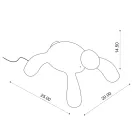 Genopladelig og berøringsdæmpbar udendørslampe - Turtle Viadurini