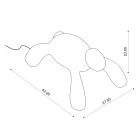 Genopladelig og berøringsdæmpbar udendørslampe - Turtle Viadurini