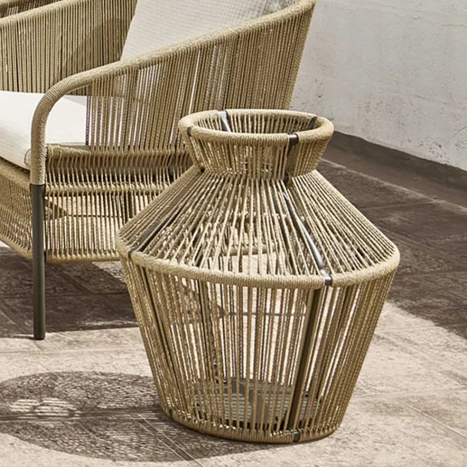 Havelampe i fiber og aluminium lavet i Italien - Cricket af Varaschin Viadurini