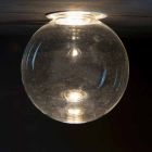 Aluminiumindbygget lampe med dekorativt glas Fremstillet i Italien - Ampolla Viadurini