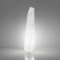 Moderne hvid prisma gulvlampe Slide Manhattan, lavet i Italien