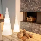 Indendørs eller udendørs lampe i hvid, rød eller grøn plast - Alberostar Viadurini