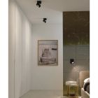 Dekorativ væglampe Led 14W i hvid eller sort aluminium - Vernon Viadurini