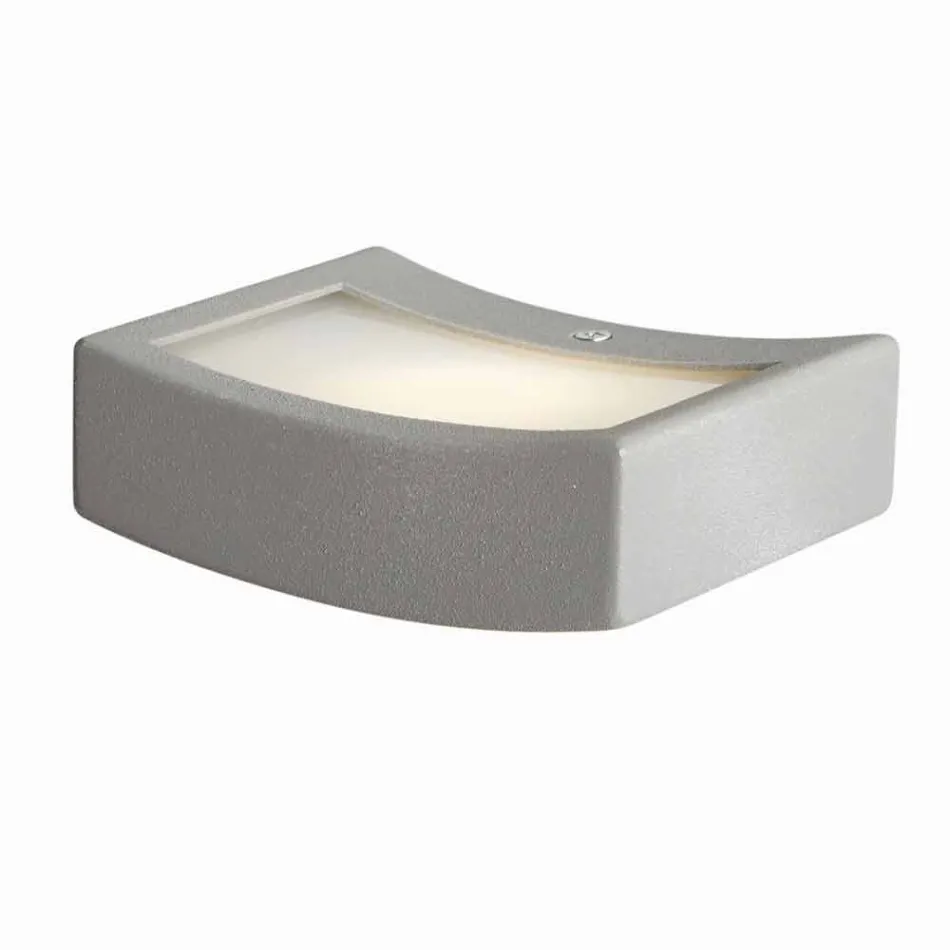 Lampe moderne design stål væg Ø13xh.3,5xsp.10 cm Osea Viadurini