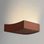 Lampe moderne design stål væg Ø13xh.3,5xsp.10 cm Osea Viadurini