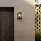 Stor væglampe i messing og glas Quadro Il Fanale Viadurini