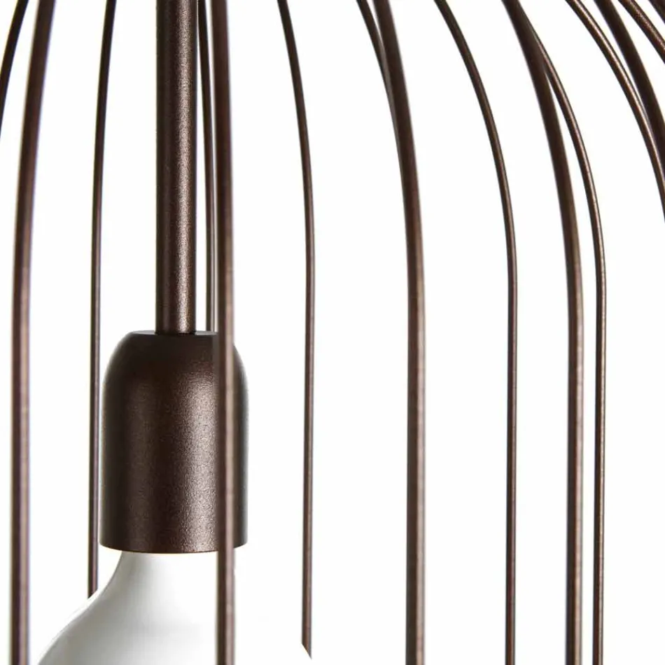 lampevæggen stål Ø35xh.70xL.cavo100 cm Bibiana Viadurini