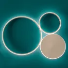 Væglampe i malet metal med LED Moderne Design - Punto Viadurini