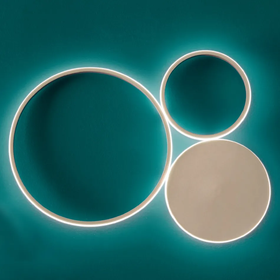 Væglampe i malet metal med LED Moderne Design - Punto Viadurini