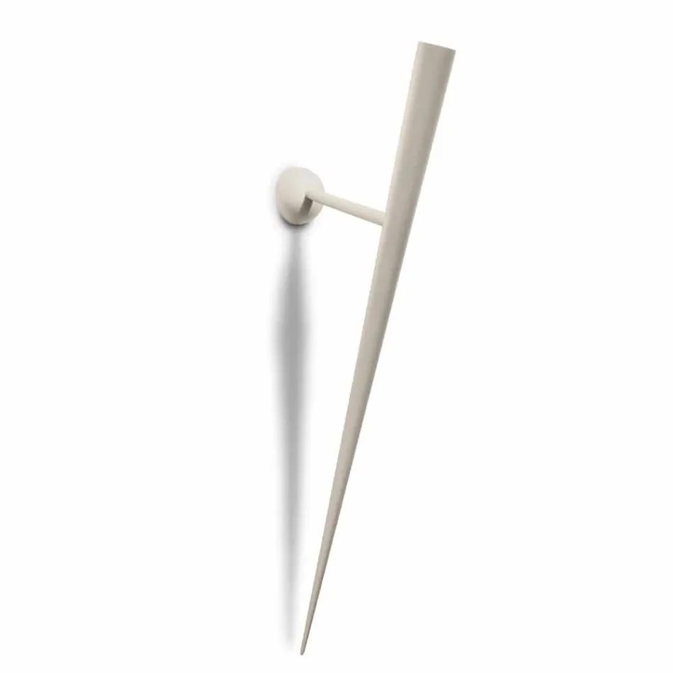 Væglampe i malet metal med integreret LED Made in Italy - Throne Viadurini