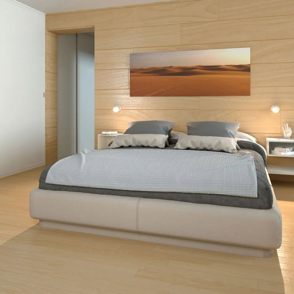 14W Led væglampe til indendørs i hvid eller sort aluminium - Kina Viadurini