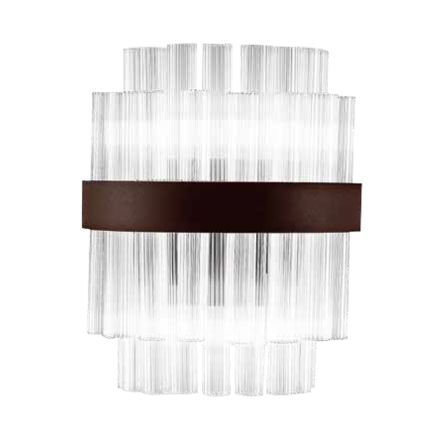 Moderne væglampe i luksus blæst glas lavet i Italien - Maesta Viadurini