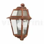 Væglampe til klassisk udendørs lavet i Italien, Kristel aluminium Viadurini