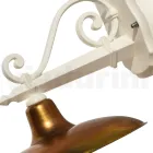 Udendørs væglampe i aluminium og messing Fremstillet i Italien - Adela Viadurini