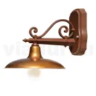 Udendørs væglampe i aluminium og messing Fremstillet i Italien - Adela Viadurini