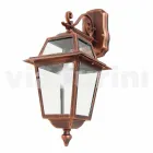 Udendørs væglampe i aluminium lavet i Italien, Kristel Viadurini