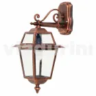 Udendørs væglampe i aluminium lavet i Italien, Kristel Viadurini