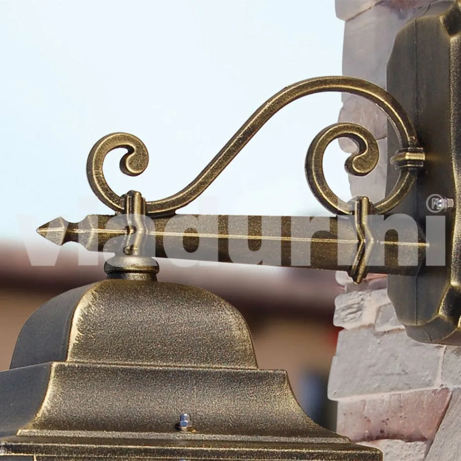 Udendørs væglampe i aluminium fremstillet i Italien, Aquilina Viadurini