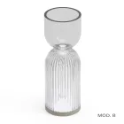 Bordlampe / Vase i polymethylmethacrylat i 2 farver - Lucis Viadurini