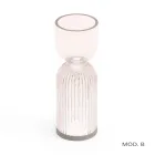 Bordlampe / Vase i polymethylmethacrylat i 2 farver - Lucis Viadurini