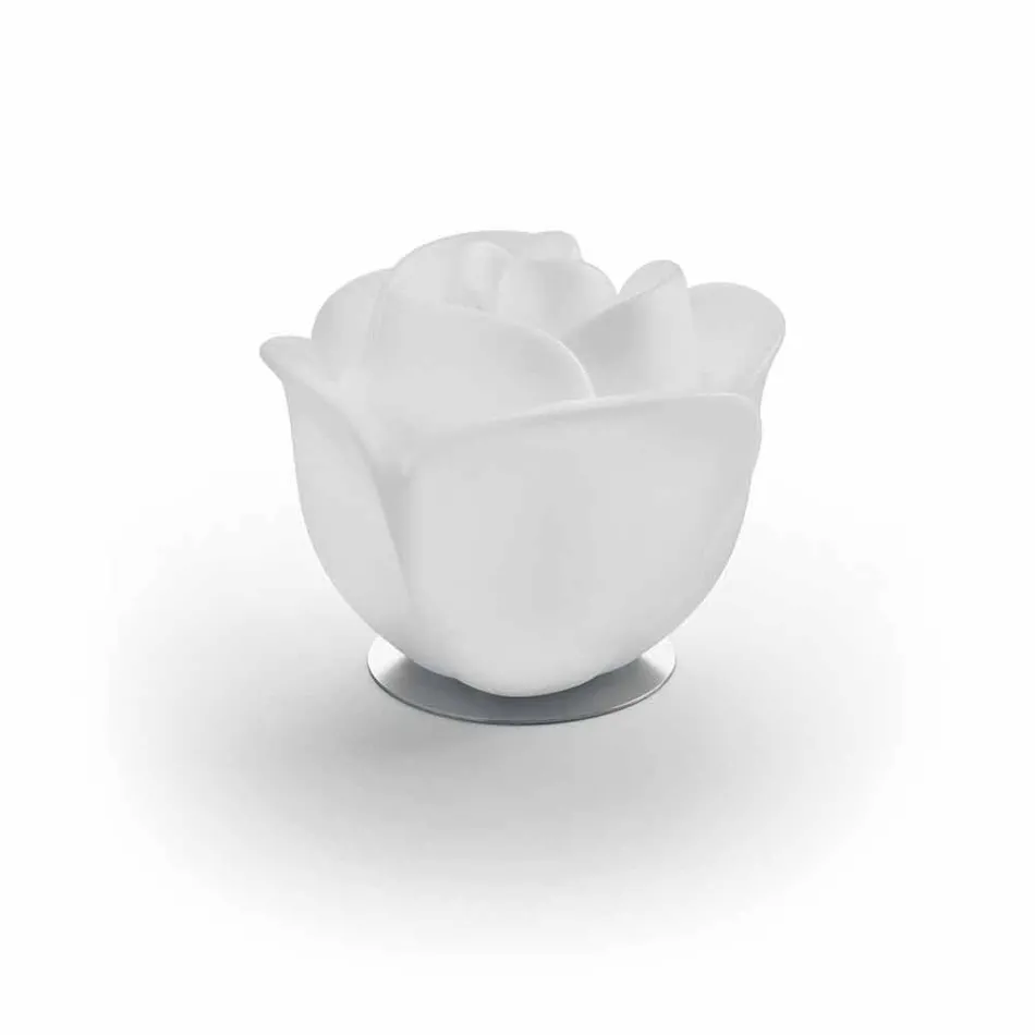 Rose-formet bordlampe med induktion RGBW Led - Baby Love fra Myyour Viadurini