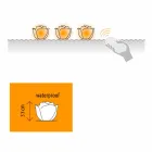 Rose-formet bordlampe med induktion RGBW Led - Baby Love fra Myyour Viadurini