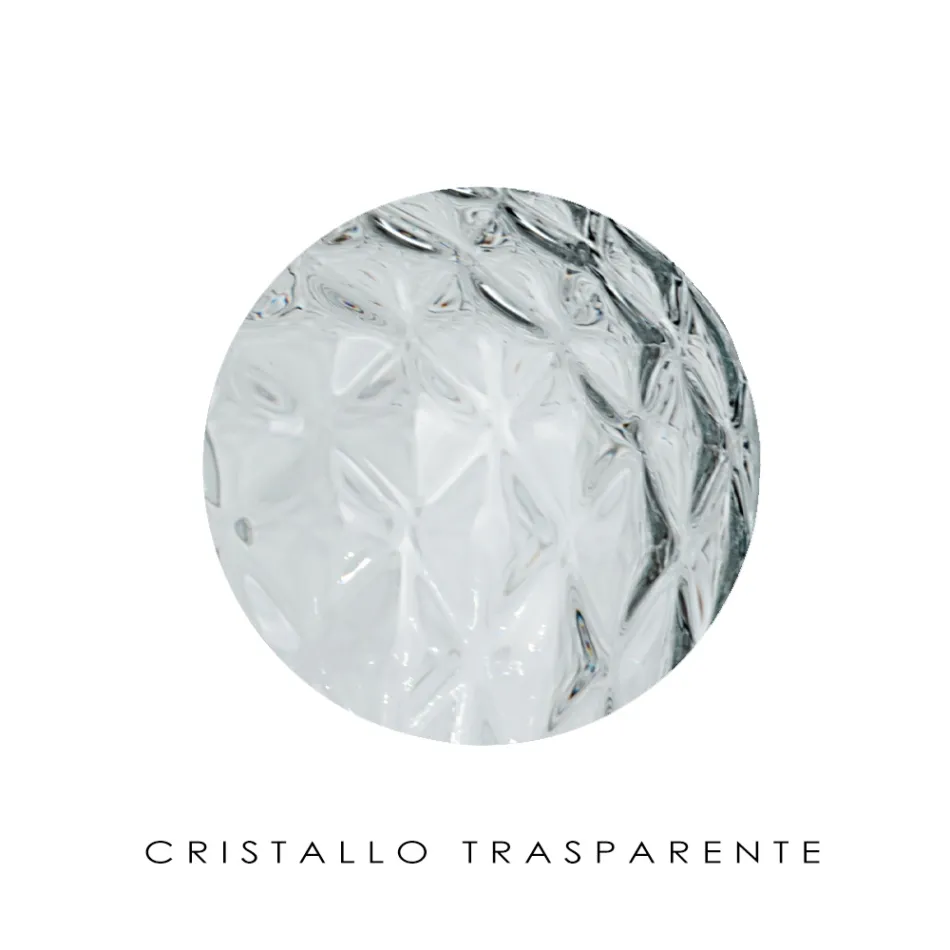 Håndlavet bordlampe i venetiansk blæst glas - Dalia Balloton Viadurini